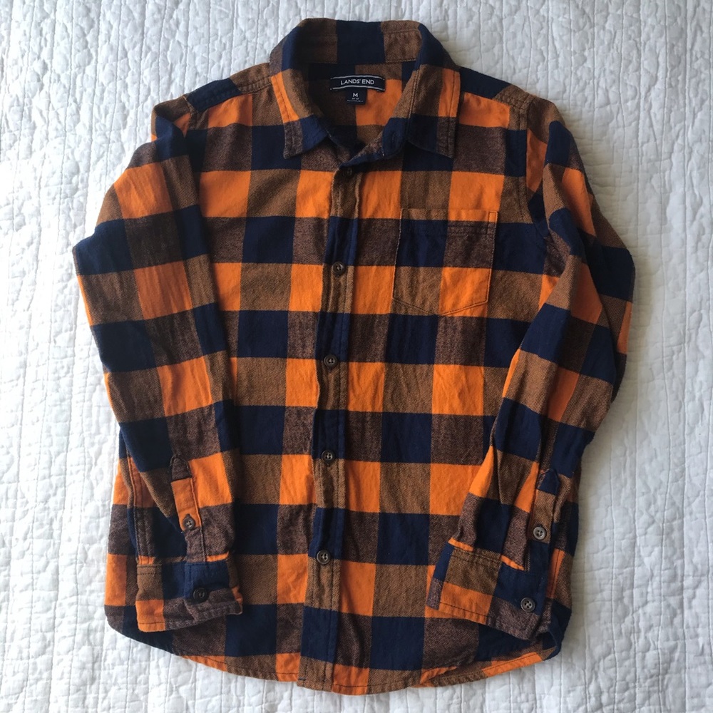 Lands End Flannel Shirt